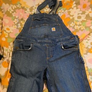 Carhartt Women's Classic Blue Denim Overalls